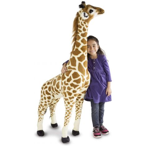 Girafa gigant din plus,135 cm, Melissa&Doug  2106 - imagine 9
